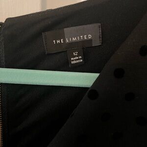 The Limited Black Dress with Velvet Dots